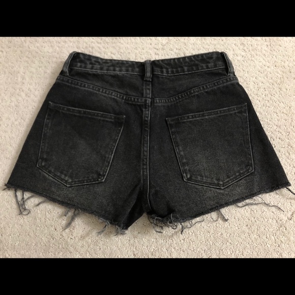 Brand new allsaints jean shorts black size 25 - Picture 3 of 3